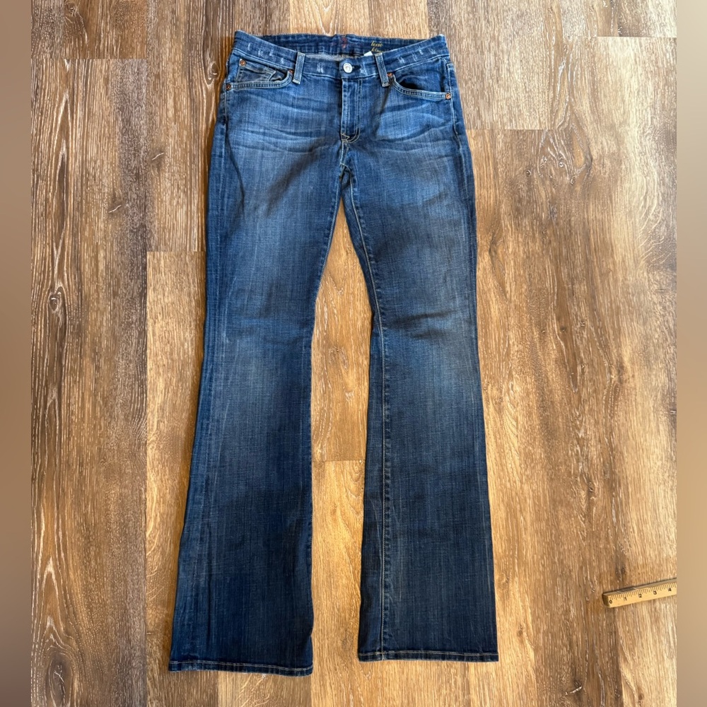 Seven For All Mankind Lexie‎ Kimmie Bootcut Jean Sz 28 Petite - Picture 8 of 8